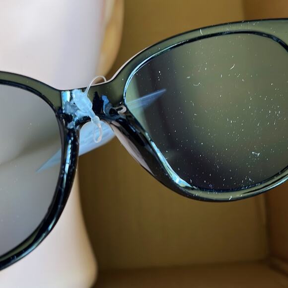 Round Club Sunglasses Black 100% UVA UVB Protection - Picture 8 of 11